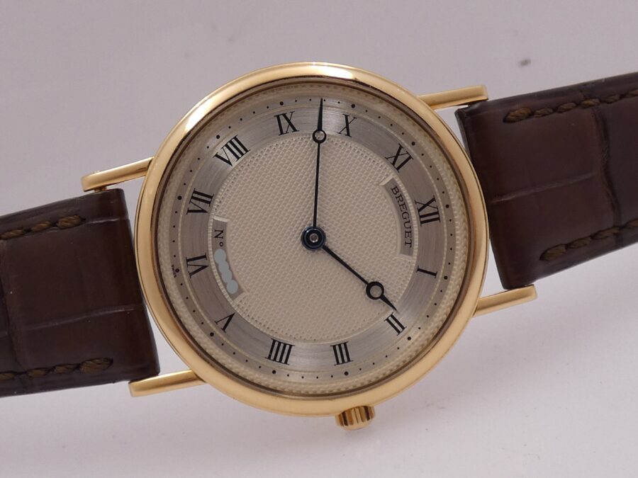 Breguet Classique Ultra Thin Oro Massiccio 18Kt HoneyComb Dial Carica Manuale ANNI '90s - immagine 7