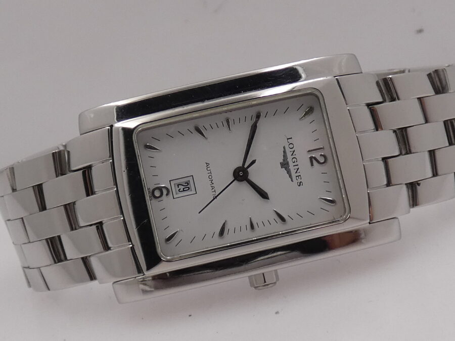 Longines DolceVita Carrè L5.657.4 Automatic Date ANNI '90 Acciaio Braccialato - immagine 7