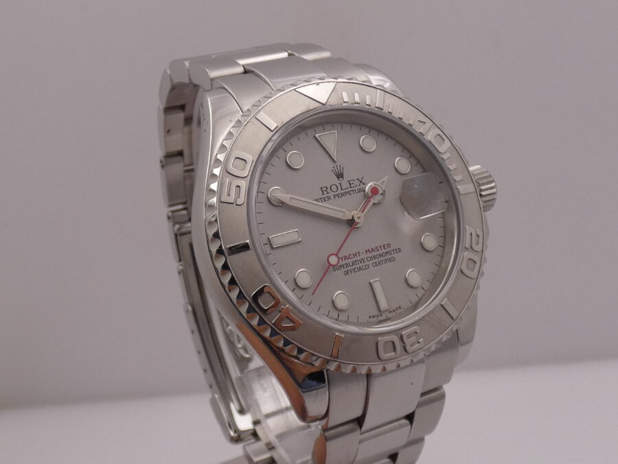 Rolex Yacht-Master 40 Rolesium Platinum 16622 BOX & PAPERS Anno 2004 Automatico Acciaio - immagine 7