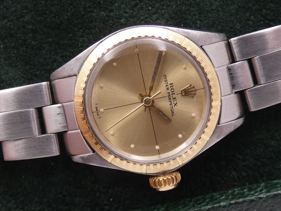 Rolex Oyster Perpetual Lady 6804 ZEPHYR Oro 18Kt ANNO 1969 Automatico Acciaio - immagine 7