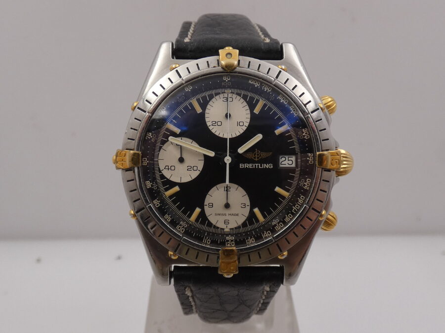 Cronografo Breitling Chronomat 81950 Automatico Acciaio & Oro 18Kt ANNI '90s - immagine 8