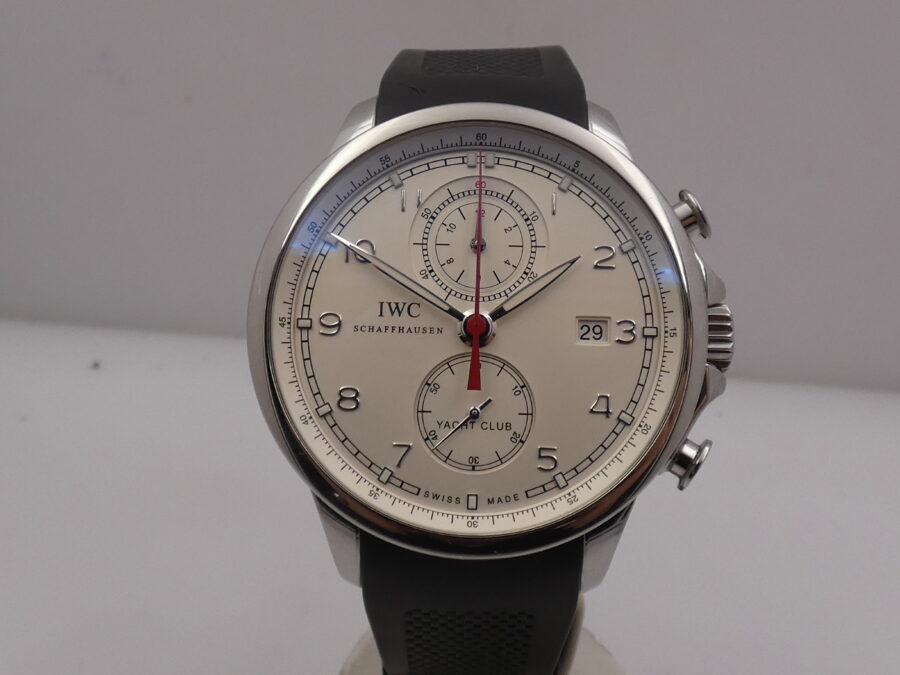 Cronografo IWC Portuguese Yacht Club 45mm IW390211 Automatico ANNO 2014 Acciaio - immagine 8