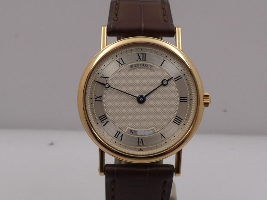 Breguet Classique Ultra Thin Oro Massiccio 18Kt HoneyComb Dial Carica Manuale ANNI '90s - immagine 8