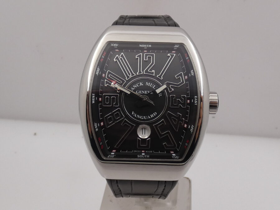 Franck Muller Vanguard V 45 SC DT Oversize 44mm Punti Cardinali Automatico Acciaio - immagine 8