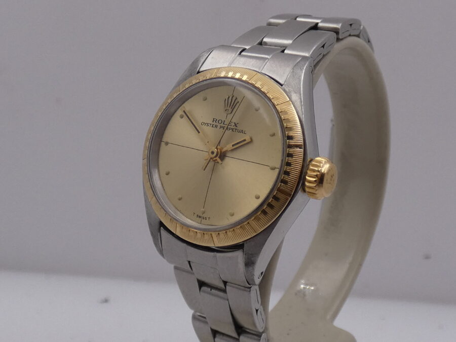 Rolex Oyster Perpetual Lady 6804 ZEPHYR Oro 18Kt ANNO 1969 Automatico Acciaio - immagine 8