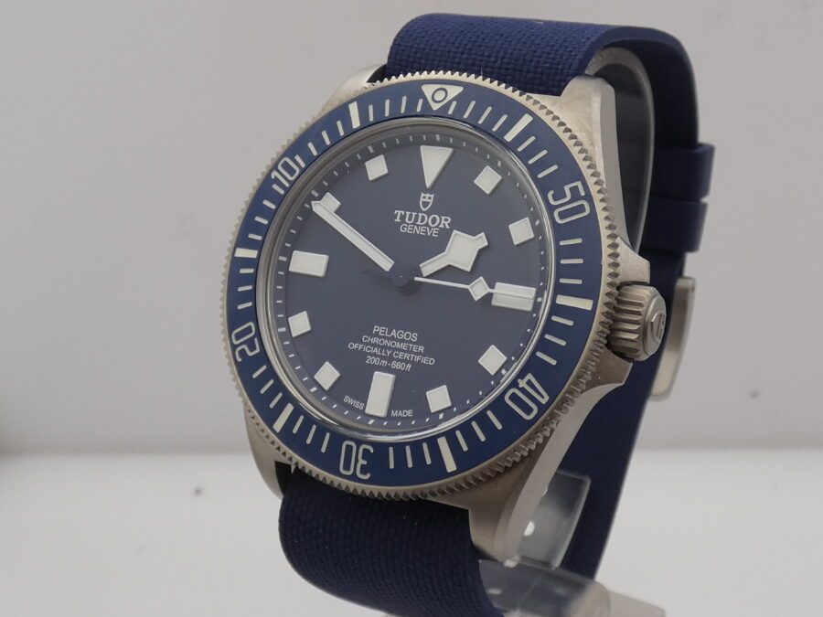 Tudor Pelagos FXD 25707 Titanium 42mm BOX&PAPERS March 2022 Automatic Chronomater TOP Condition - immagine 8