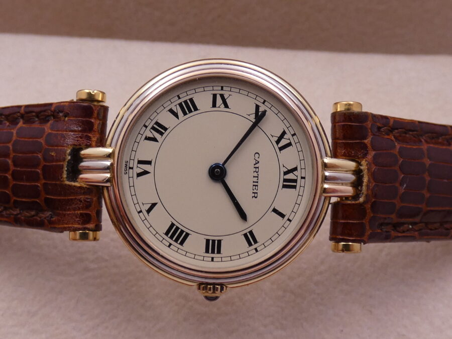 Cartier Trinity Vendome Paris Tridor 18 Kt Lady 881004 With PAPERS Anno 1988 Wonderful - immagine 9