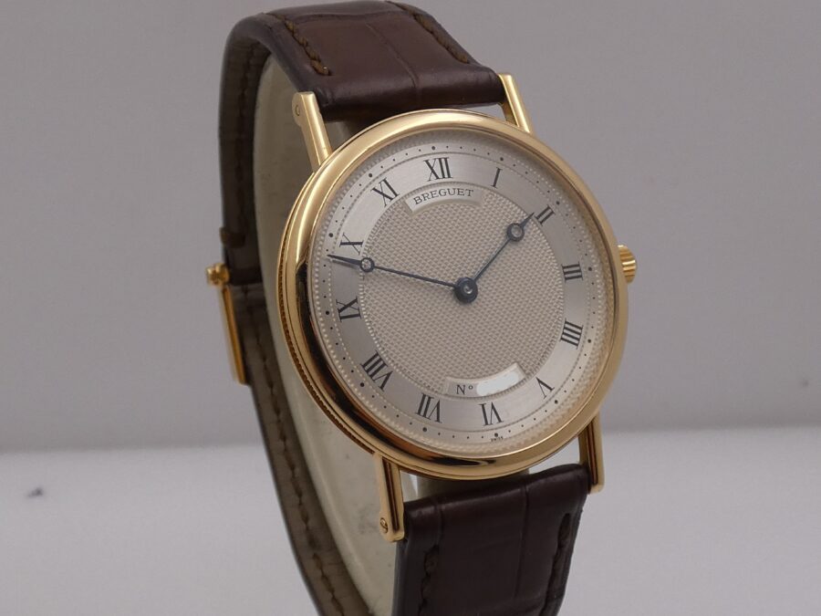 Breguet Classique Ultra Thin Oro Massiccio 18Kt HoneyComb Dial Carica Manuale ANNI '90s - immagine 9