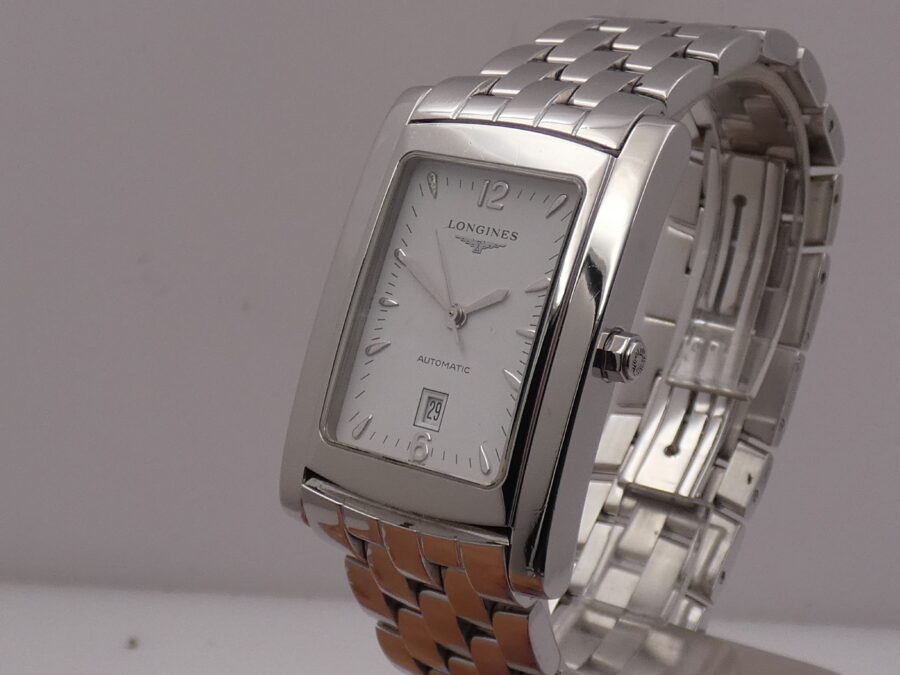 Longines DolceVita Carrè L5.657.4 Automatic Date ANNI '90 Acciaio Braccialato - immagine 9