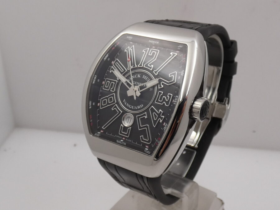 Franck Muller Vanguard V 45 SC DT Oversize 44mm Punti Cardinali Automatico Acciaio - immagine 9