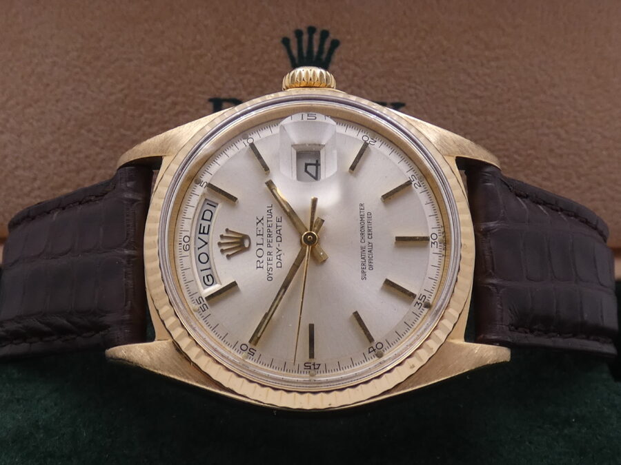 Rolex Day-Date 36 1803 Oro Massiccio 18Kt ANNO 1971 Automatico Orologio Vintage - immagine 9