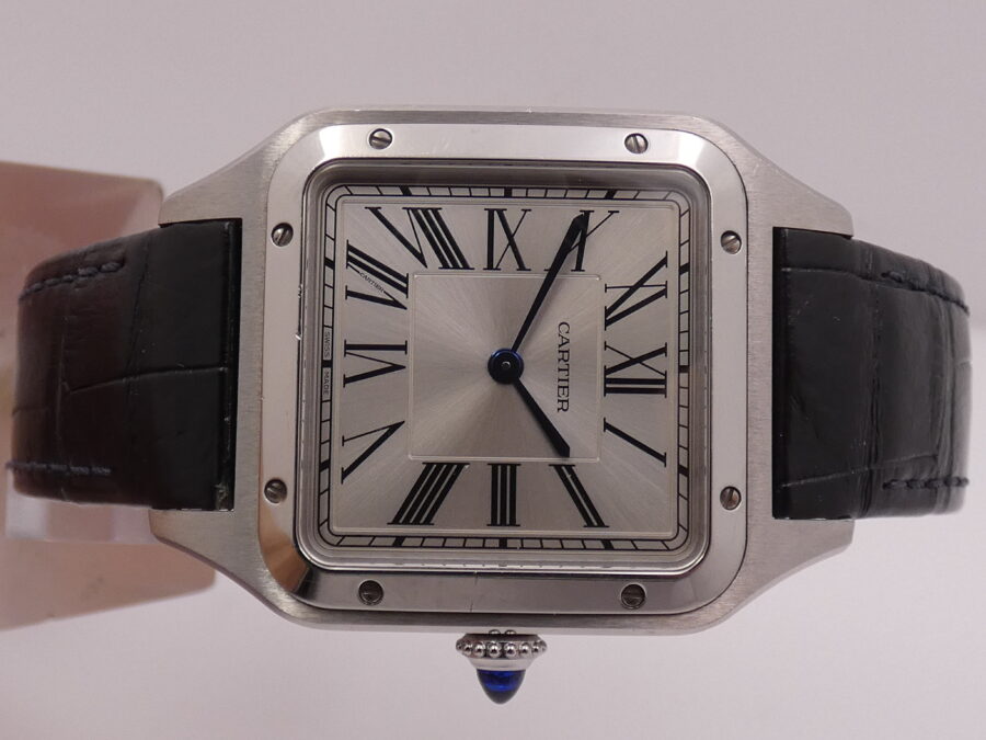 Cartier Santos Dumont Extra Plat 4240 ANNI 2000's Acciaio - immagine 9