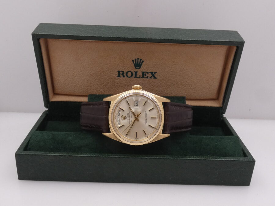 Rolex Day-Date 36 1803 Oro Massiccio 18Kt ANNO 1971 Automatico Orologio Vintage - immagine 10