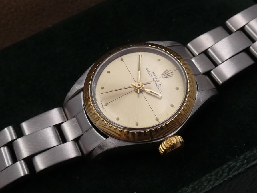 Rolex Oyster Perpetual Lady 6804 ZEPHYR Oro 18Kt ANNO 1969 Automatico Acciaio - immagine 10