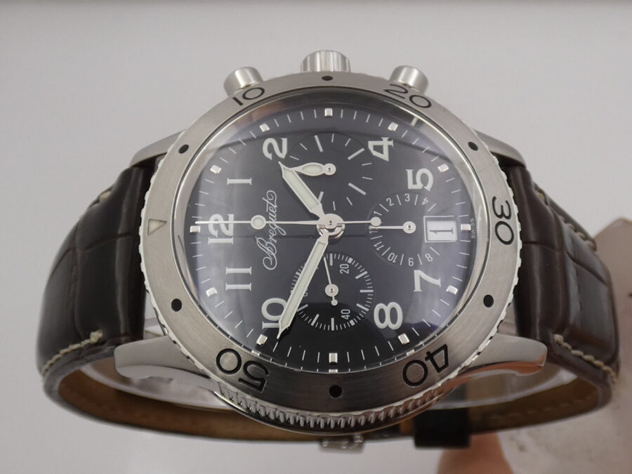 Breguet Cronografo Type XX Transatlantique 3820ST WITH PAPERS Anni 2000's Automatico Acciaio