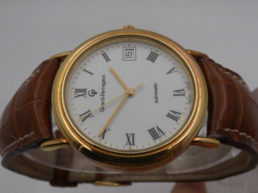 Girard Perregaux Classic 47990 N.O.S. Oro Massiccio 18Kt BOX&PAPERS Automatico New Old Stock ANNI '90