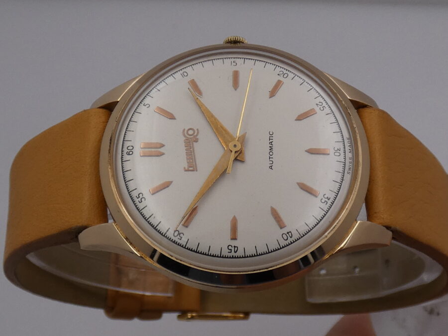 Eberhard Oversize Bydinator Oro Rosa 18 Kt Automatic Cal. 11.500 ANNI '60 Vintage