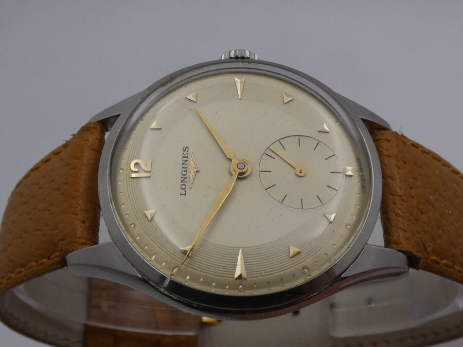 Longines Calatrava Acciaio Ref. 7133-2 Anno 1954 Carica Mauale Calibro 12.68 Z Vintage