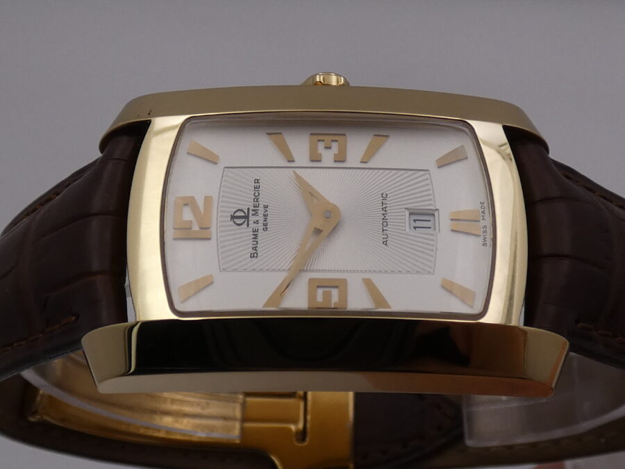 Baume & Mercier Hampton MV045225 18Kt Solid Gold NEW BOX&PAPERS Automatic Date