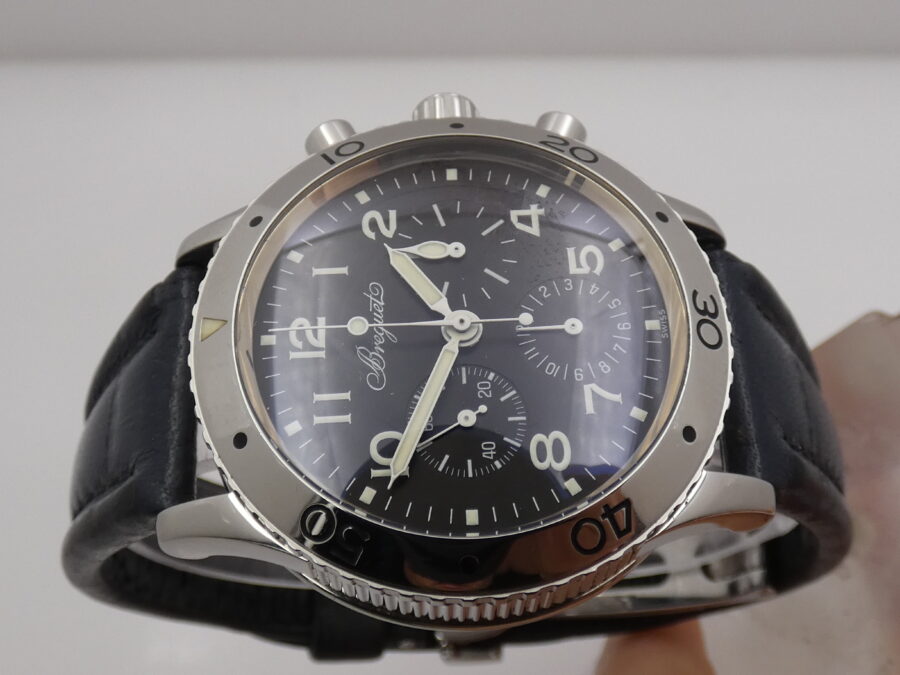 Cronografo Breguet Type XX Aeronavale Flyback 3800 Automatico ANNI '90s Acciaio