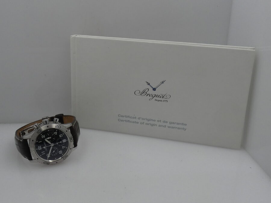 Breguet Cronografo Type XX Transatlantique 3820ST WITH PAPERS Anni 2000's Automatico Acciaio - immagine 11