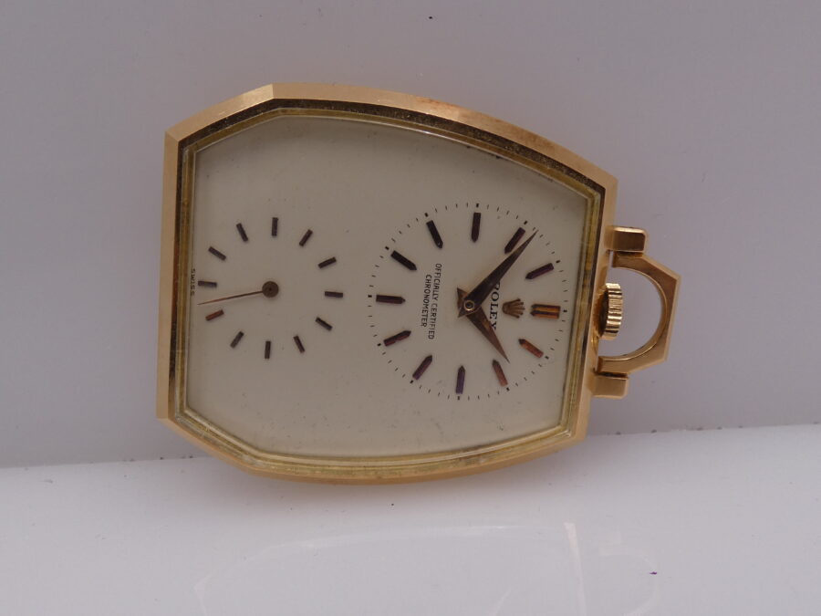 Rolex Prince Very RARE and Highly UNUSUAL Pocket Imperial Prince 18Kt Rosè 9248 With BOX Anno 1958 - immagine 11