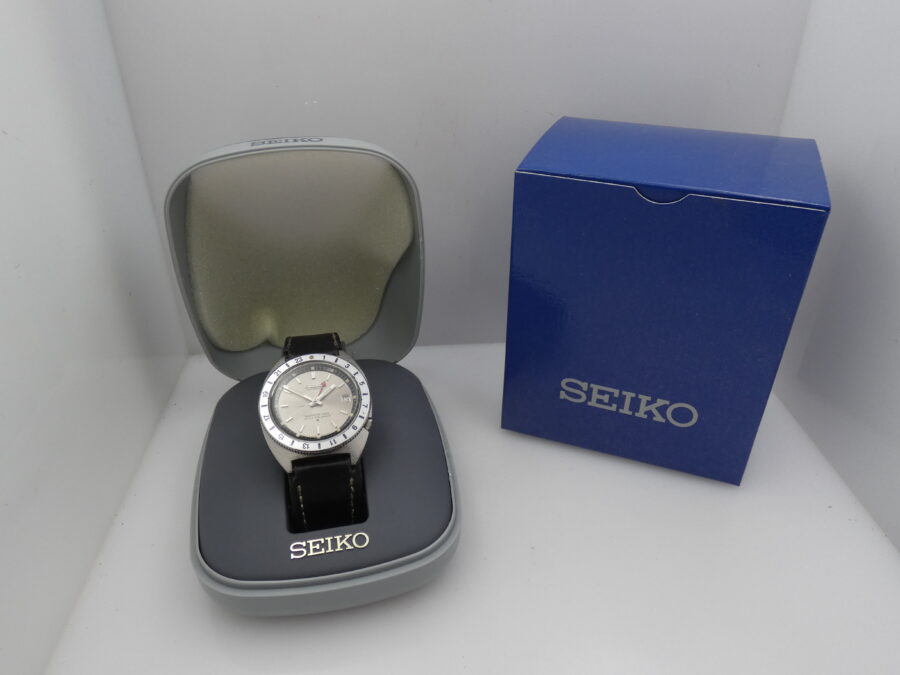 Seiko Navigator Timer GMT 6117-8000 WITH BOX Anni 60's Automatico Acciaio - immagine 11