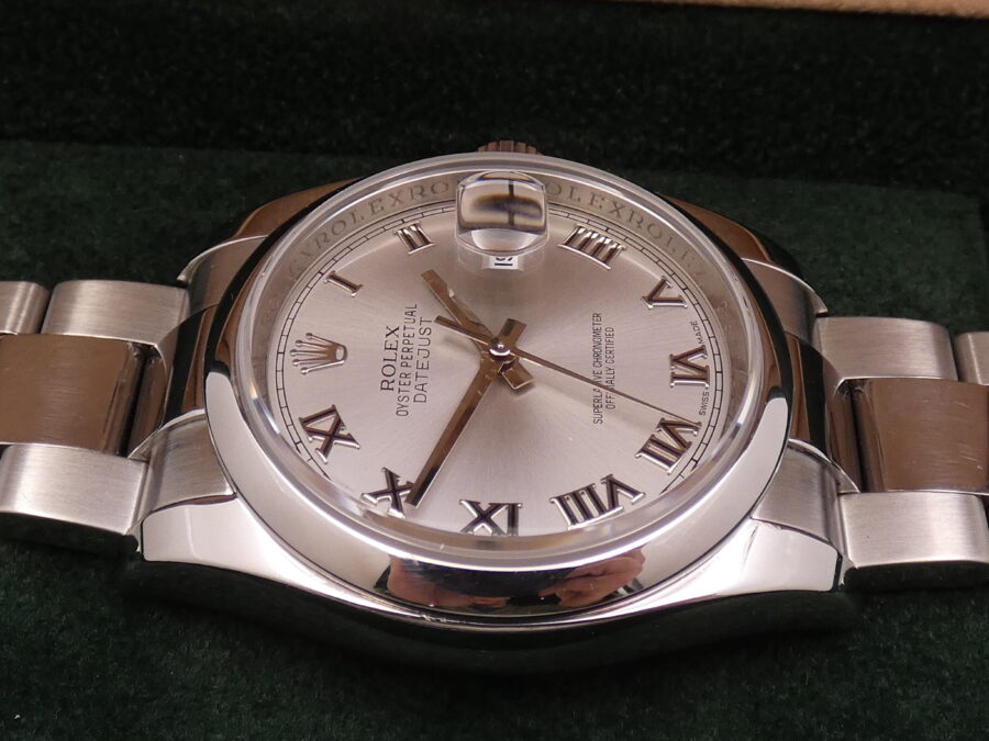 Rolex Datejust 36 116200 GARANZIA ITALIA Anno 2013 Automatico Oyster Bracelet Acciaio - immagine 11