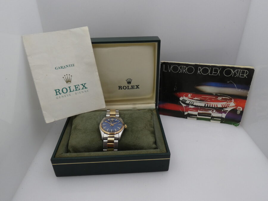 Rolex Oyster Perpetual 31 Mid-size 6748/3 SIGMA BOX&PAPERS Acciaio&Oro 18Kt ANNO 1982 With Bracelet - immagine 11