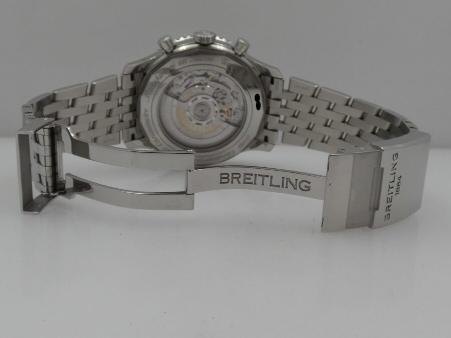 Breitling Cronografo Navitimer 01 AB0127 Oversize 46mm Blue Dial Anno 2020 Automatico Braccialato - immagine 12