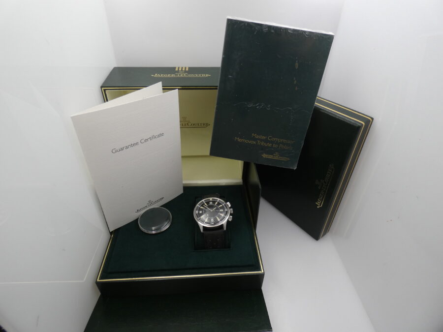 Jaeger-LeCoultre Tribute To Polaris Memovox Ultra Rare BOX&PAPERS Limited Edition Automatico ANNO 2010 Acciaio - immagine 12