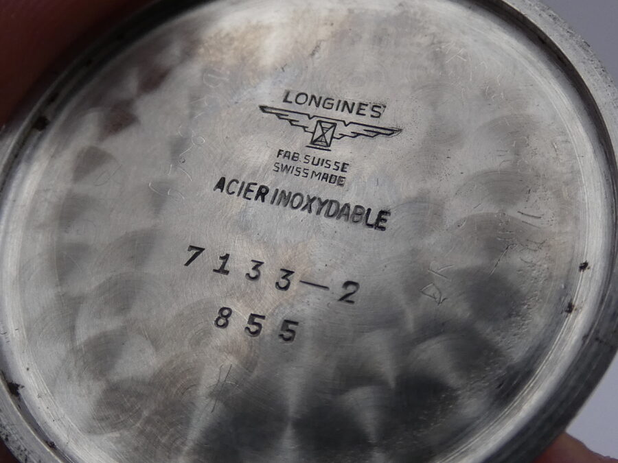 Longines Calatrava Acciaio Ref. 7133-2 Anno 1954 Carica Mauale Calibro 12.68 Z Vintage - immagine 14