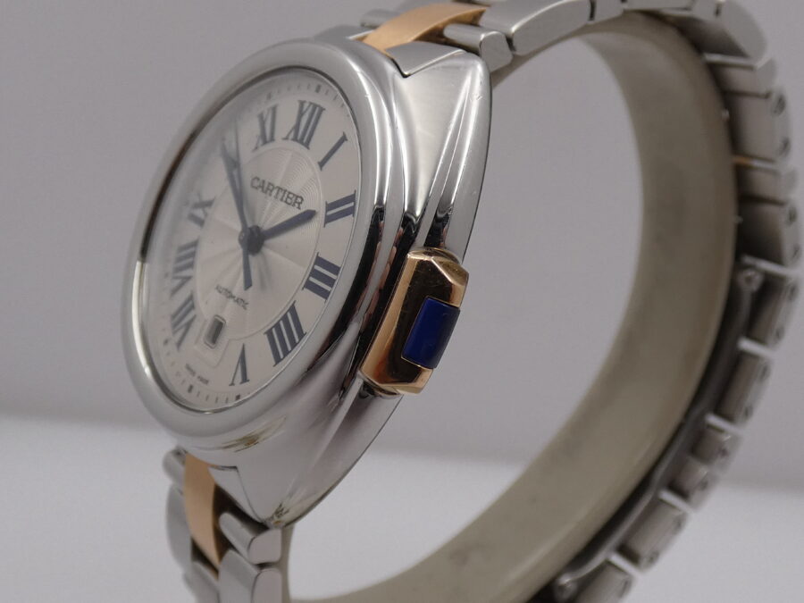 Cartier Clé de Cartier Mid-Size 31mm Acciaio & Oro Rosa18Kt WITH PAPERS Automatico ANNO 2016 - immagine 16