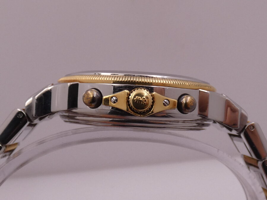 Corum Cronografo Les Temps Meccanique  Acciaio & Oro 18Kt BOX&PAPERS Anni 90's TOP CONDITION Automatico - immagine 16