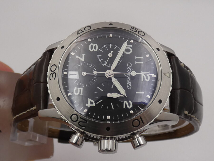 Breguet Cronografo Type XX Transatlantique 3820ST WITH PAPERS Anni 2000's Automatico Acciaio - immagine 3