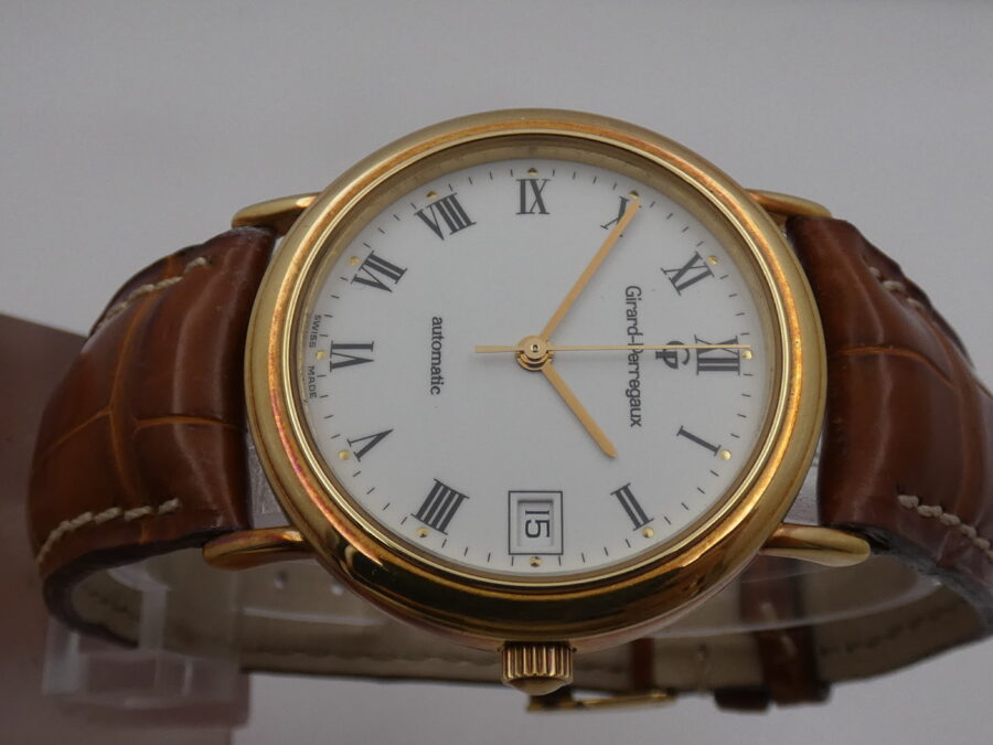 Girard Perregaux Classic 47990 N.O.S. Oro Massiccio 18Kt BOX&PAPERS Automatico New Old Stock ANNI '90 - immagine 3