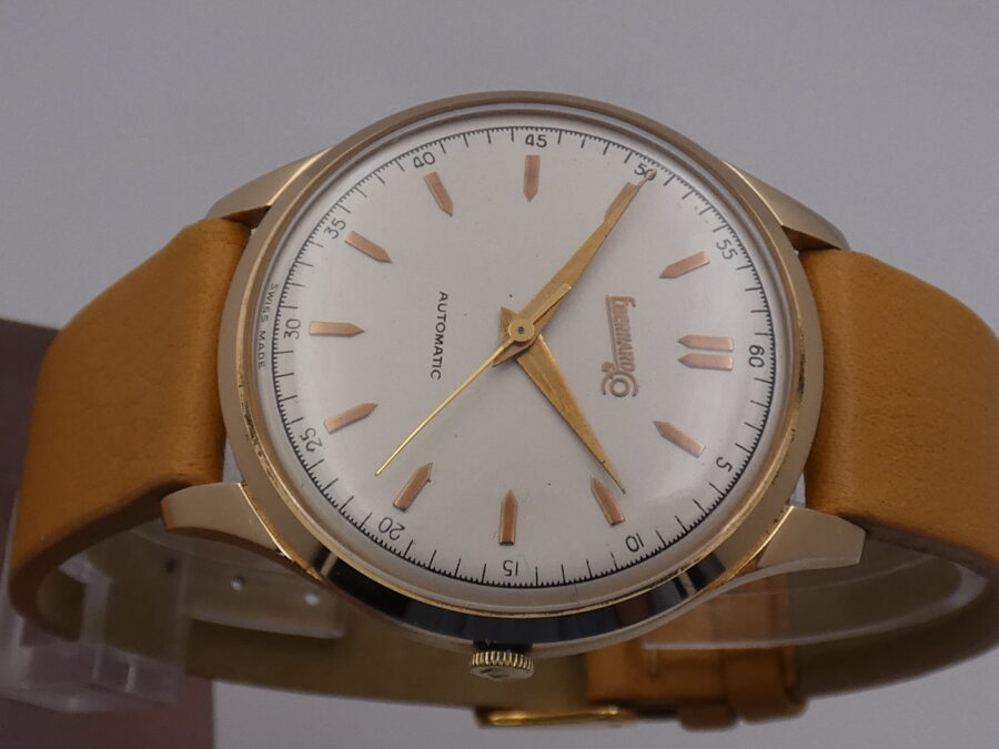 Eberhard Oversize Bydinator Oro Rosa 18 Kt Automatic Cal. 11.500 ANNI '60 Vintage - immagine 3