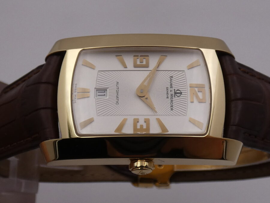 Baume & Mercier Hampton MV045225 18Kt Solid Gold NEW BOX&PAPERS Automatic Date - immagine 3