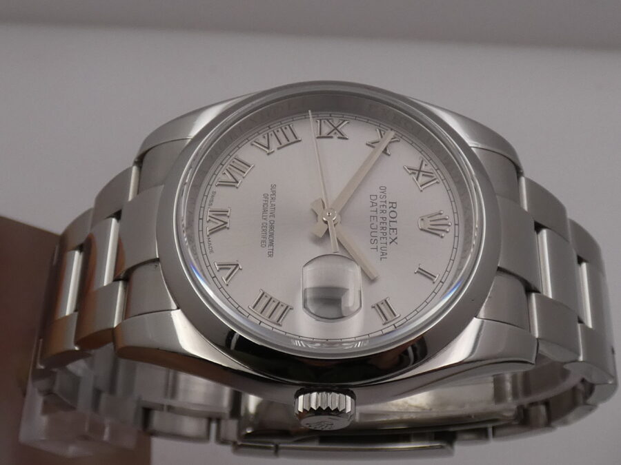 Rolex Datejust 36 116200 GARANZIA ITALIA Anno 2013 Automatico Oyster Bracelet Acciaio - immagine 3