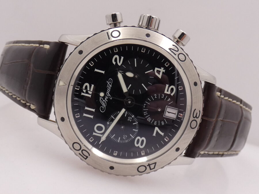 Breguet Cronografo Type XX Transatlantique 3820ST WITH PAPERS Anni 2000's Automatico Acciaio - immagine 4