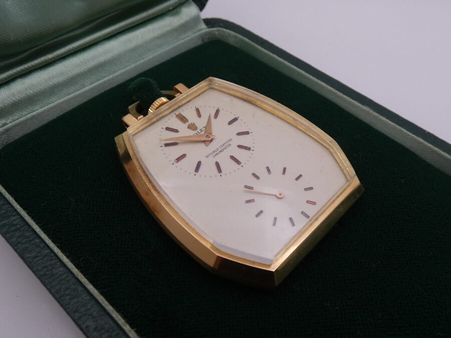 Rolex Prince Very RARE and Highly UNUSUAL Pocket Imperial Prince 18Kt Rosè 9248 With BOX Anno 1958 - immagine 4