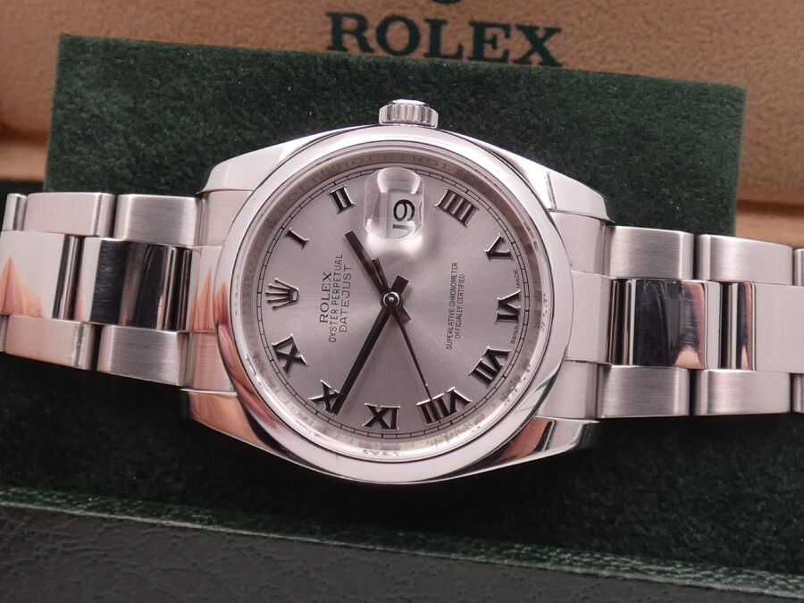 Rolex Datejust 36 116200 GARANZIA ITALIA Anno 2013 Automatico Oyster Bracelet Acciaio - immagine 4