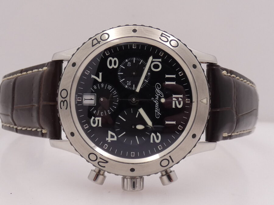 Breguet Cronografo Type XX Transatlantique 3820ST WITH PAPERS Anni 2000's Automatico Acciaio - immagine 5