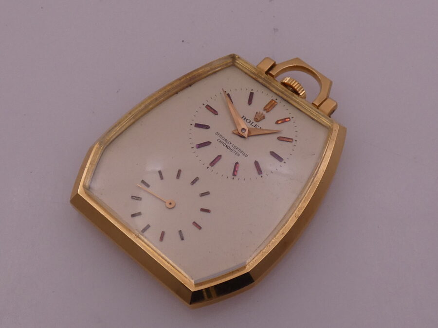 Rolex Prince Very RARE and Highly UNUSUAL Pocket Imperial Prince 18Kt Rosè 9248 With BOX Anno 1958 - immagine 6