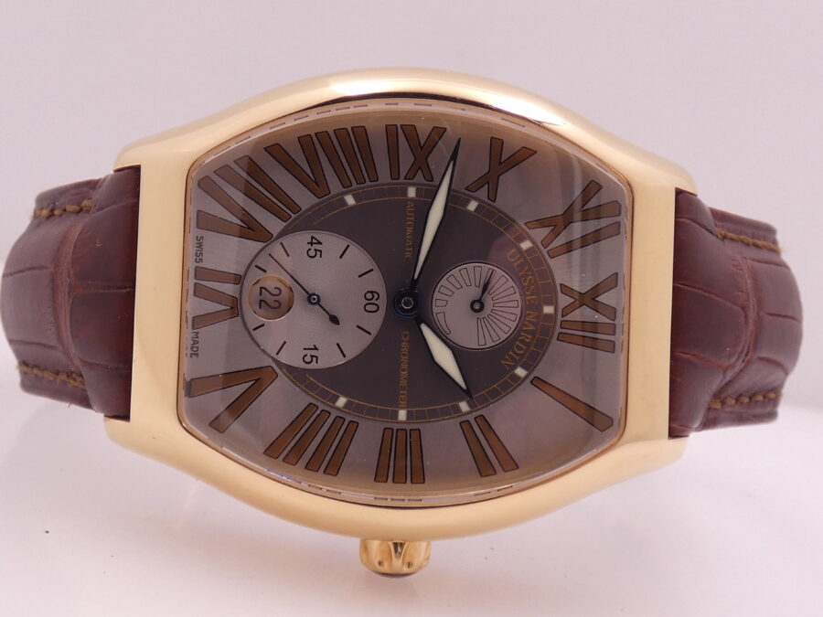 Ulysse Nardin Michelangelo Gigante Cronometro Power Reserve N.O.S. Oro Rosa 18Kt  BOX&PAPERS Automatico - immagine 6