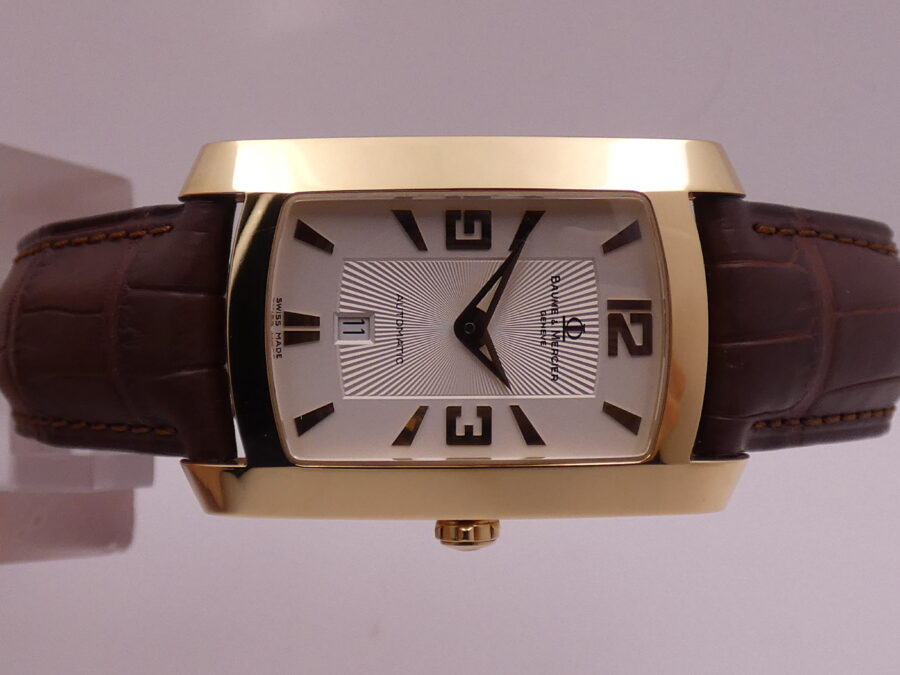 Baume & Mercier Hampton MV045225 18Kt Solid Gold NEW BOX&PAPERS Automatic Date - immagine 6