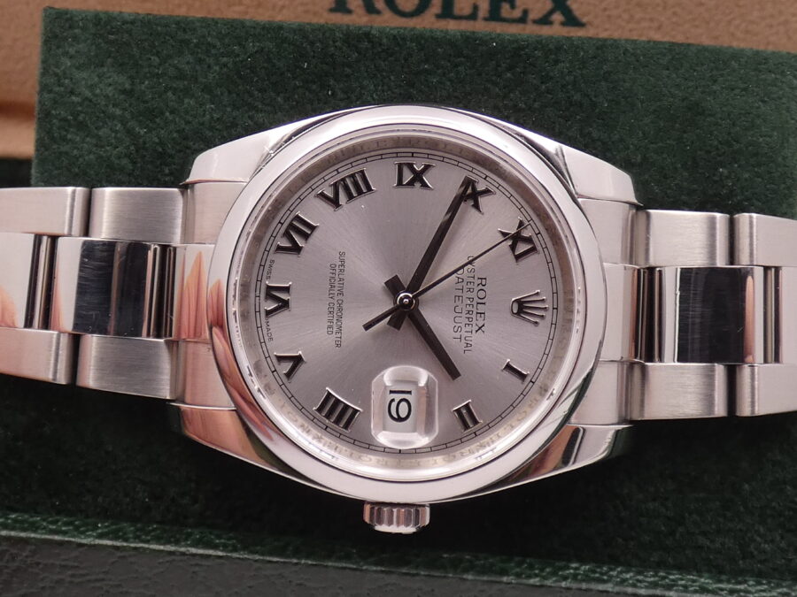 Rolex Datejust 36 116200 GARANZIA ITALIA Anno 2013 Automatico Oyster Bracelet Acciaio - immagine 6