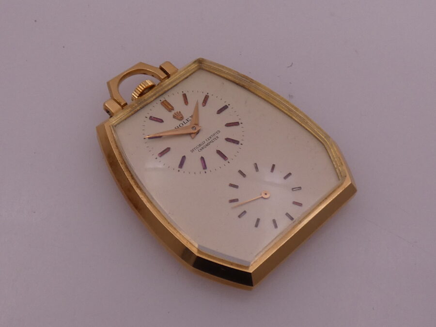 Rolex Prince Very RARE and Highly UNUSUAL Pocket Imperial Prince 18Kt Rosè 9248 With BOX Anno 1958 - immagine 7