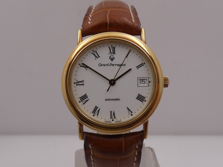 Girard Perregaux Classic 47990 N.O.S. Oro Massiccio 18Kt BOX&PAPERS Automatico New Old Stock ANNI '90 - immagine 8