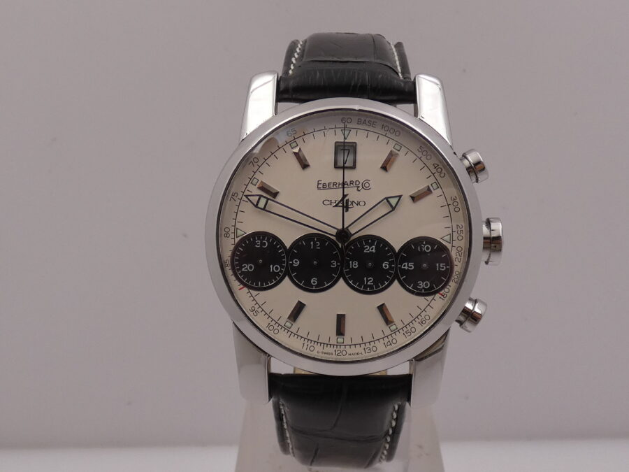 Cronografo Eberhard & Co. Chrono 4 31041 Automatic Date Acciaio ANNI '2000s - immagine 8